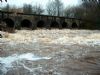 The Douglas tributary of the Moyola in flood at the Seven Arches Bridge. Photo: M McGlade