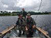 Speedy and Michael with their boatman Mervyn