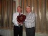 Robert Kerr gets the merit award from Patsy McCann