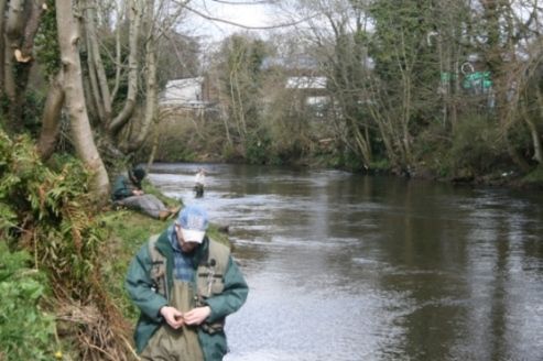 Anglers in action at the recent competition